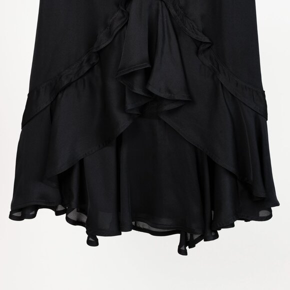 Yves Saint Laurent 2003 Ruched Silk Skirt - Picture 10 of 10